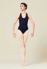 Mesh V-neck Cross Back (L2365)