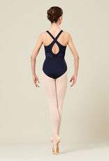 Mesh V-neck Cross Back (L2365)