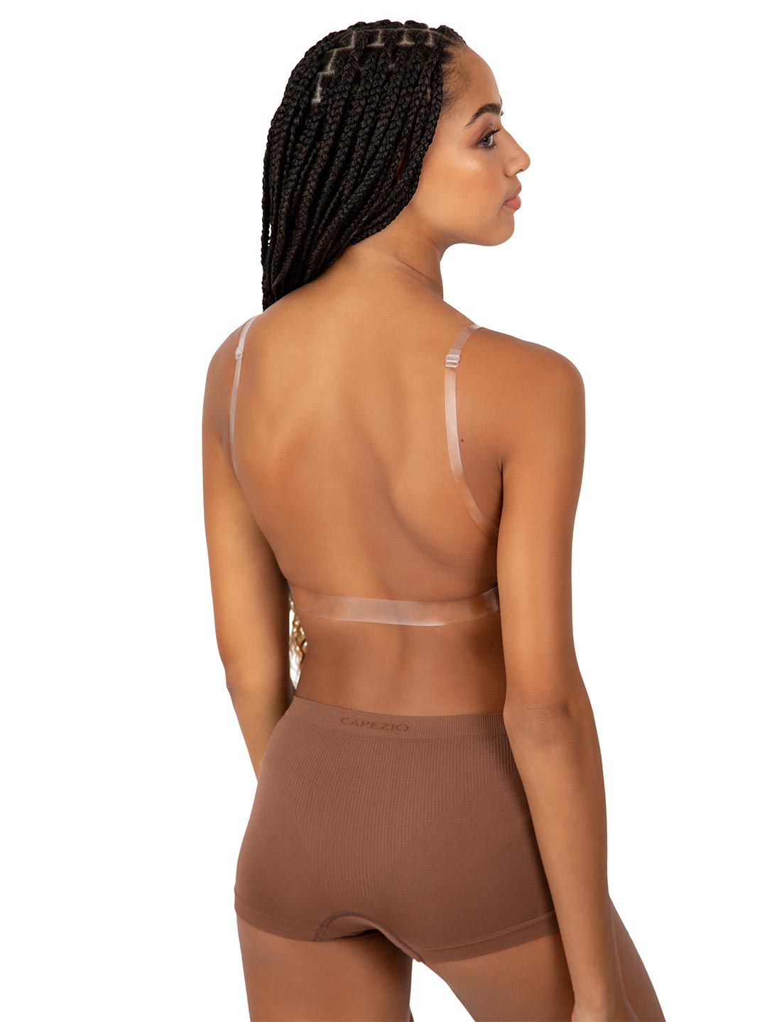 Seamless Clear Back Bra (3683)