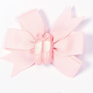 Pinwheel Bow w/ Ballet Shoes (3915)