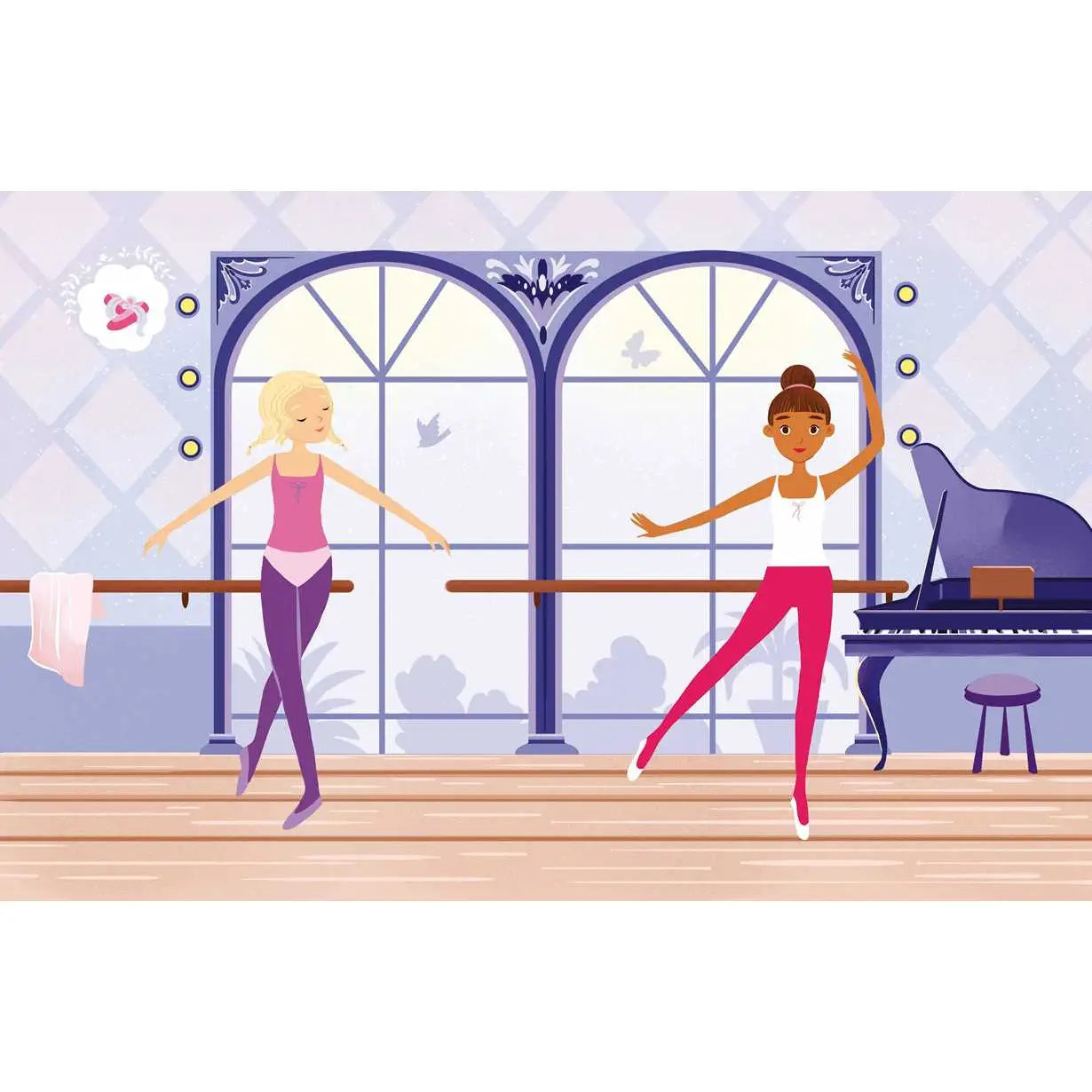 Glittery Dancers Sticker Book