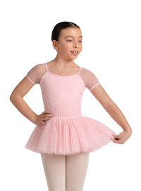 Embroidered Cap Slv Tutu (CL20002) FF25