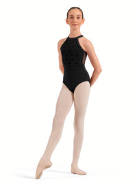 (CL40016)Floral Halter Leotard-FF26