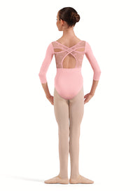 (CL60005) Floral 3/4 Slv. Leotard -FF26