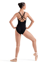 (L70012B) Mesh Cami Leotard-FF26