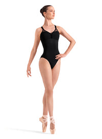 (L70012B) Mesh Cami Leotard-FF26