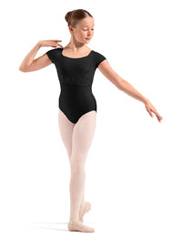 (M20013C) Emb. Cap Slv Leotard-FF26