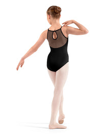 (M40007C)Emb. Halter Leotard-FF26
