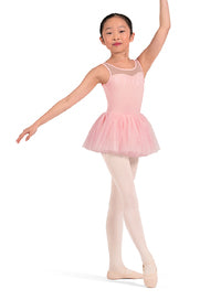 (M50011C)Emb. Tank Tutu Leotard-FF26