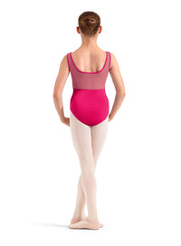 (M50012C)Emb. Mesh Tank Leotard-FF26