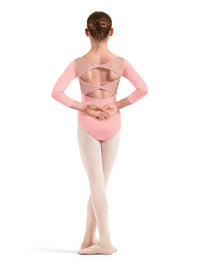 (M60004C)Emb. 3/4 Slv. Leotard-FF26