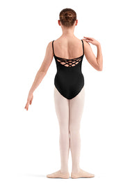 (M70009C) Emb. Strappy Cami Leotard-FF26