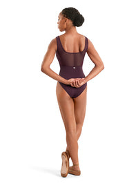 (M50010LM) Floral Emb. Tank Leotard-FF26