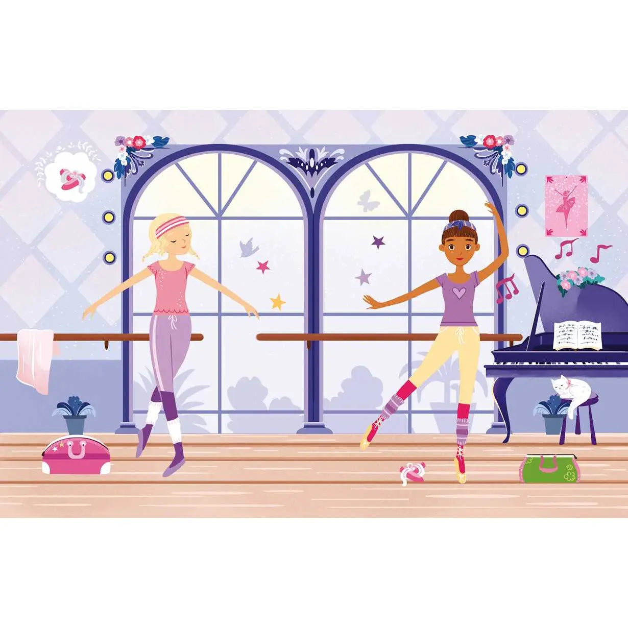 Glittery Dancers Sticker Book