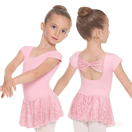 Impression Mesh Bow Back Dress (78285)
