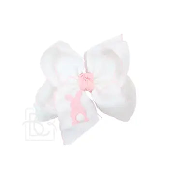 Pink Bunny Crochet Bow
