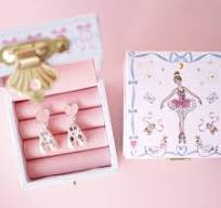 Baller Slipper Drop Earrings (S9009)