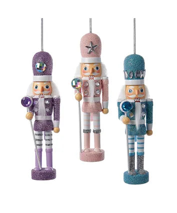 6" Hollywood Nutcrackers Pastel Nutcracker Ornaments (HA0308)