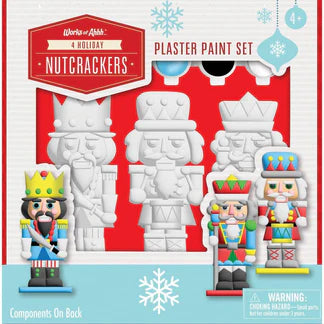 Holiday Nutcracker Plaster Paint Kit (22405)