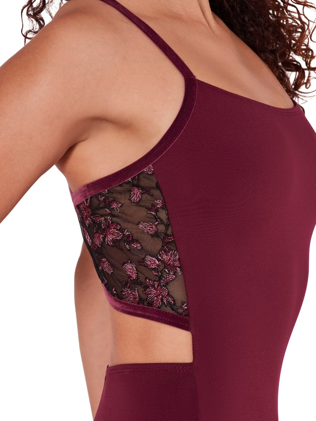 Ornate Romance Charisma Cami Criss Cross Back Leotard (F12400W)