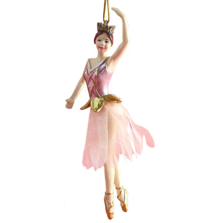RES-011 Rose Gold Ballerina Orna