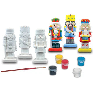 Holiday Nutcracker Plaster Paint Kit (22405)