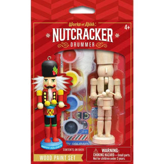 NC Drummer Ornament Wood Paint Kit (22319)